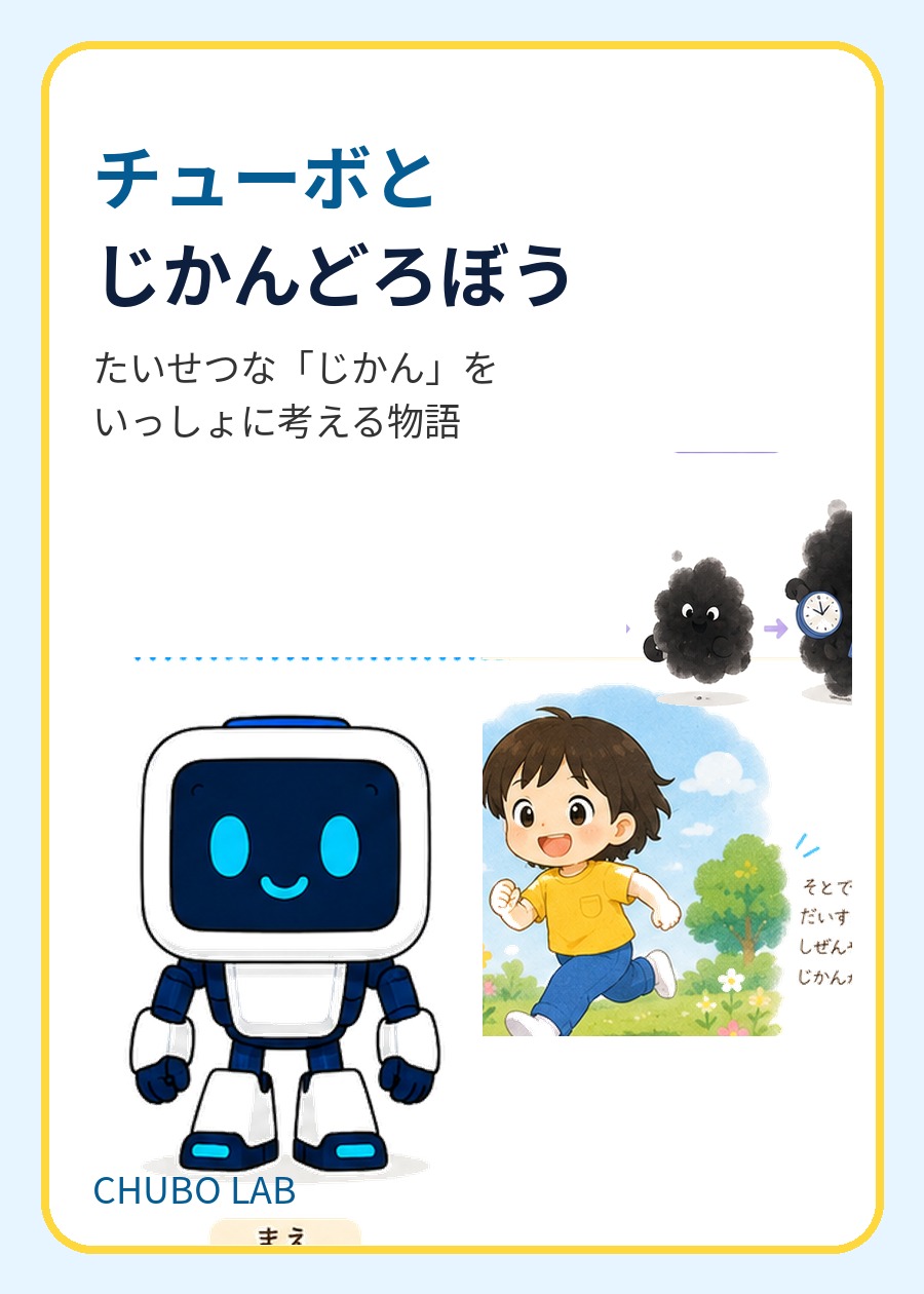 チューボとじかんどろぼう 表紙